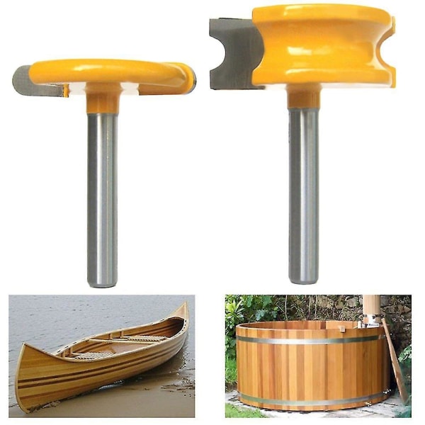 2 kpl Kanoolihuilun Helmi-Reunustajateräsettiä 1/4'' Varrella