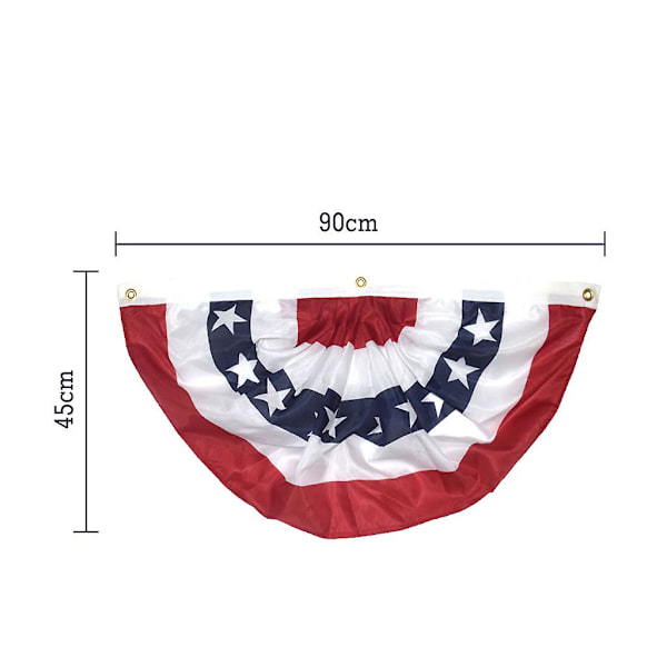 Amerikkalainen Polyesterilippuhame 45*90cm