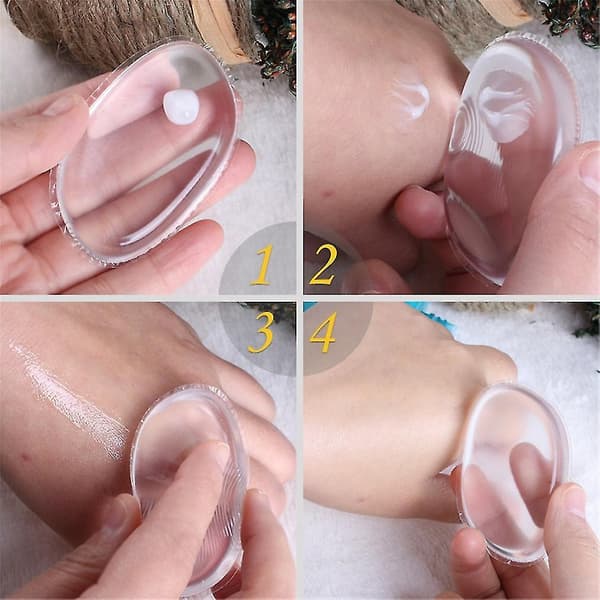 Silikon Gele-Sminkepuf Transparent
