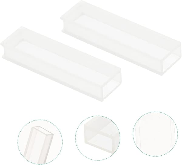 2 st. glaskuvettbana för spektrofotometri, optik, vetenskapliga experiment
