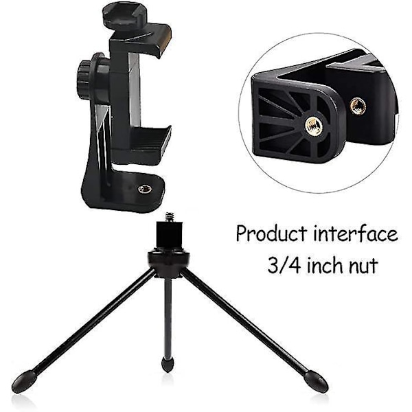 Mobiltelefon Tripod Montering Adapter Holder Smartphone