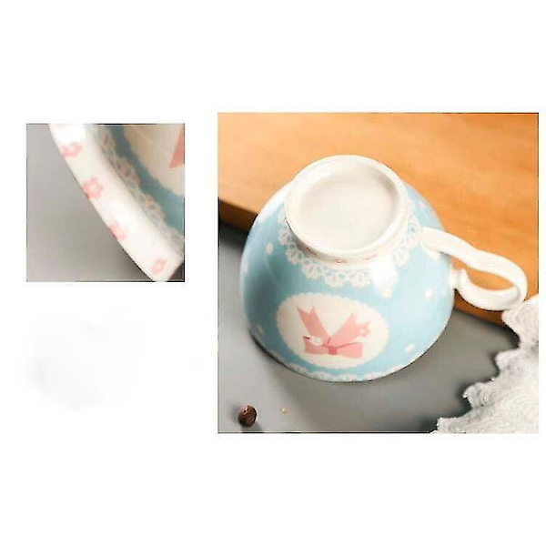 Elegant Maid Sløjfe Kaffe Kop Engelsk Keramik Luksus