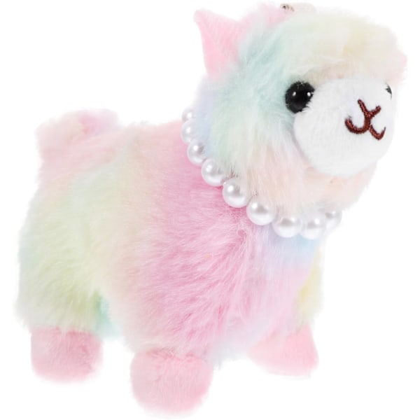 Alpaca Udstoppede Dyr Nøglering Vedhæng Plyslegetøj