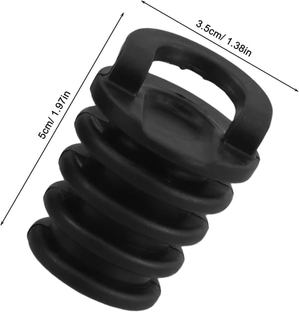 6st Kajak Dräneringspluggar Gummi Push-in Scupper Pluggar med Dragring 3.8×4cm