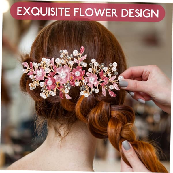 Jenter Hårkam Brudeblomst Hodeplagg Bryllupshodeplagg Rhinestones