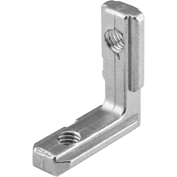 L-formad Aluminiumprofil, T-spår 10 st T-spår Inre hörnfästen Kopplingspresent
