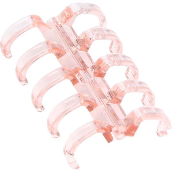 Lösa blad-bindring med ringbindningshål (rosa) (6 st)
