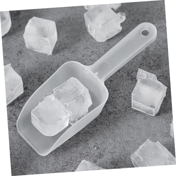 12 stk. multifunksjonelt skuffesett for pulver og is laget av solid PP ergonomisk håndtak