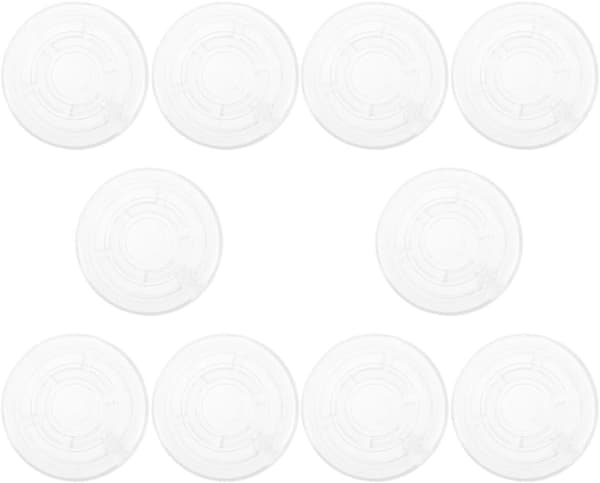 10 stk. Gitarfotbrytertopper Pedalhetter ABS-materiale Enkelt Elegant Design Minimalisert
