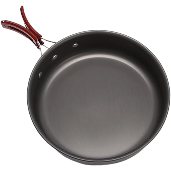 Camping Stekpanna för Hemmet Stor Utomhusgryta Non-Stick Stekpanna Portabel Kokkärl Lämplig