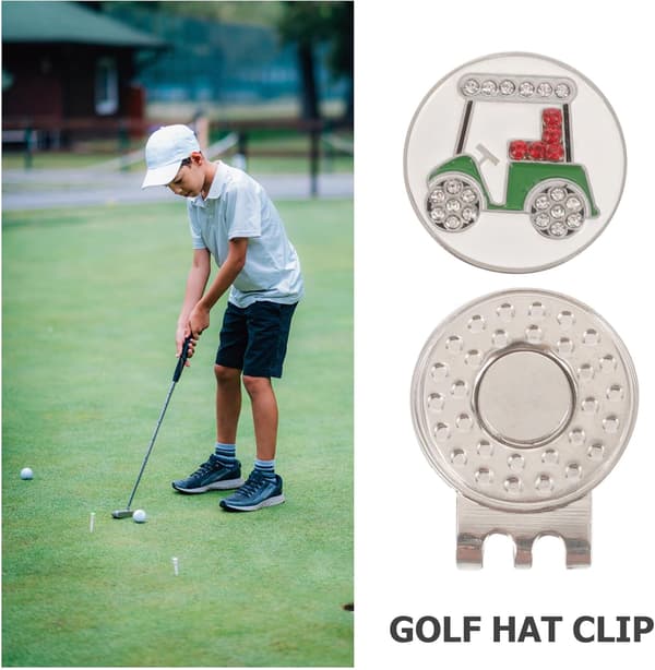 Golf Hat Clip Ball Marker Pynt til golftilbehør Letvægts bærbart design