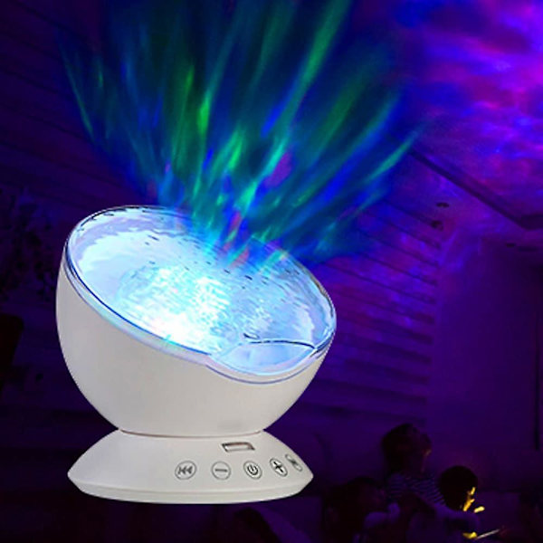 Projektionslampe Ocean Galaxy Stjerne Nebula Fjernbetjening