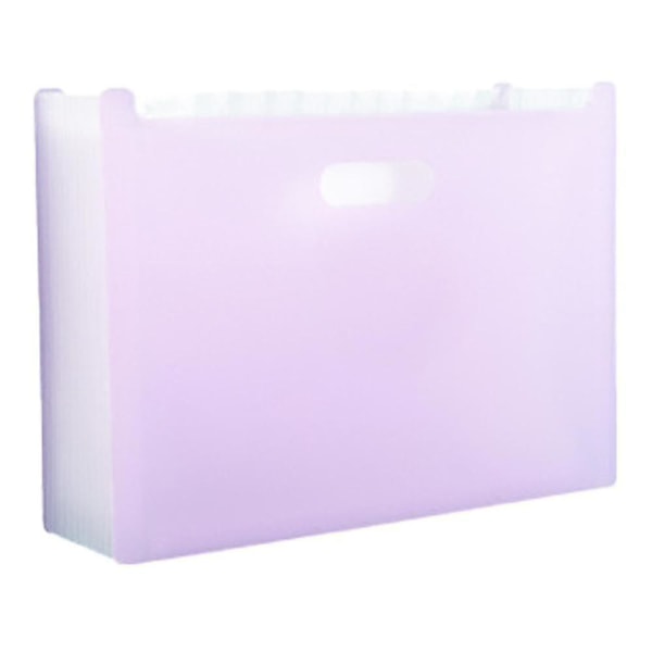 Extended File Pocket Folder Manager Horisontal multifunktionsmappe med stor kapacitet Purple