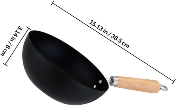 Mini stekepanne i rustfritt stål, bærbar, non-stick belegg, jevn varmefordeling