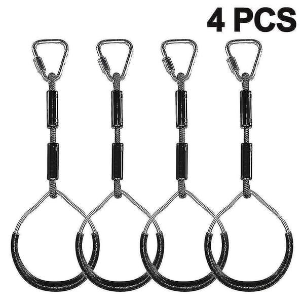 Färgglada Svingringar för Gym 4-pack Lekplats Ninja Set