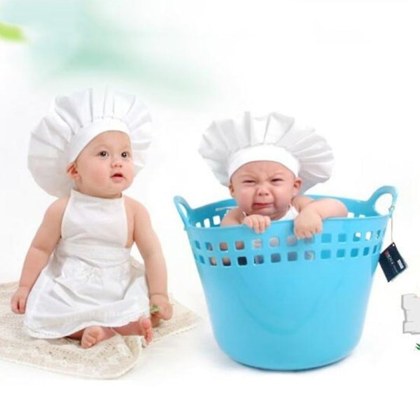 Baby Foto fotografi rekvisitter Nyfødt kokk klær DIY rekvisitter