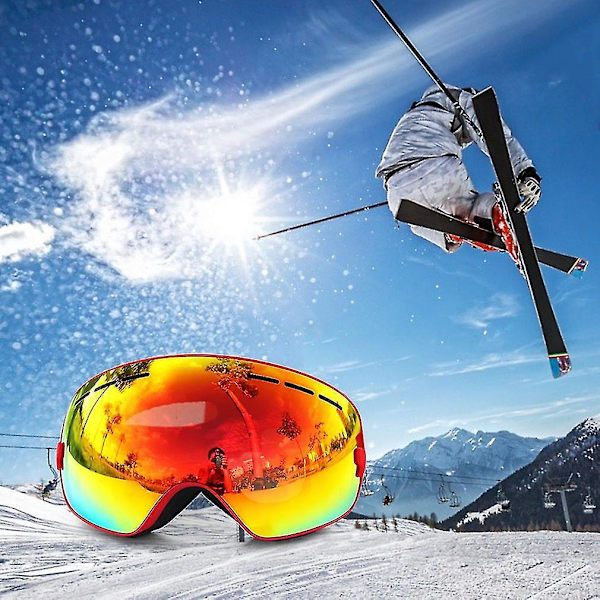 Copozz Skidglasögon Anti-Dimma Vuxen Snowboardglasögon