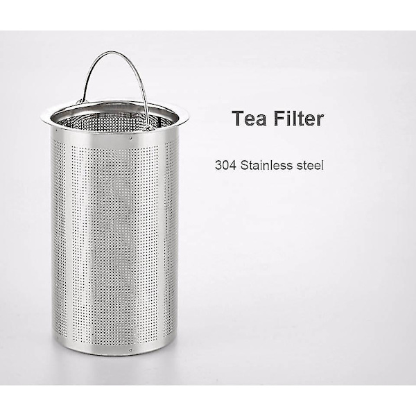 Klar Glas Tekanna Värmebeständig Kvadratisk Kontors Tekopp