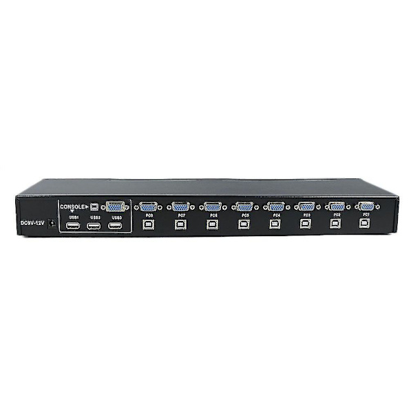 8 Ports USB 2.0 Ekstern KVM Switch Box Manuel 1920x1440