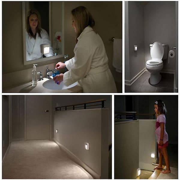 Trådløs LED-lampe med bevegelsessensor