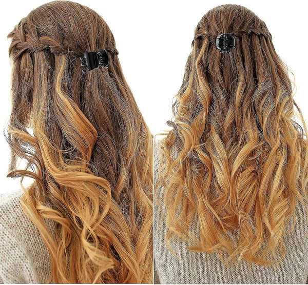12 Stk Hårclips i Medium Storlek, Hårclips för Styling, 1,3 Tum