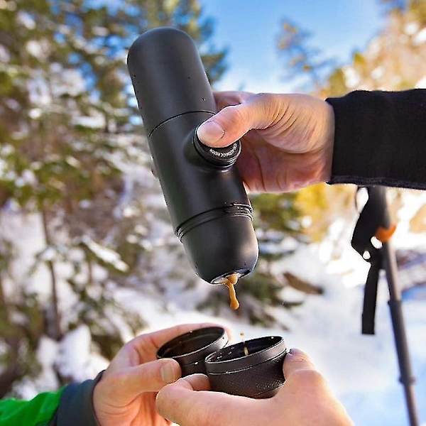 Manuaalinen Kannettava Espressokone Auton Kahvinkeitin Moka-kattila