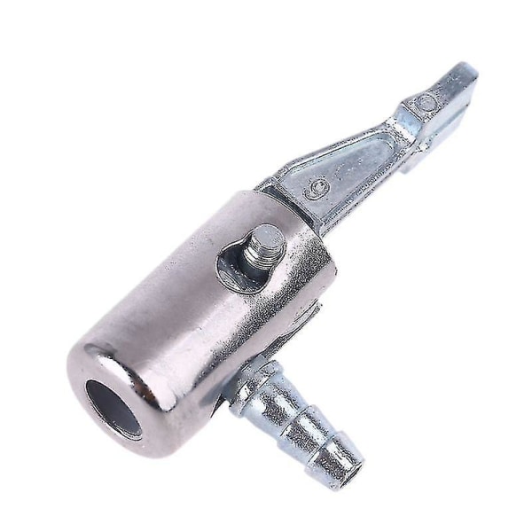 1/4\" Låsbar Luftchuck Bil Däckpump För Luftkompressor Med Barb-Koppling (4st, Silver)