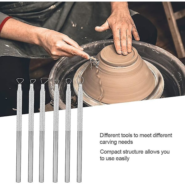 Skrapverktyg för carving - Keramiska detaljverktyg, aluminiumlegering för gravyr och carving