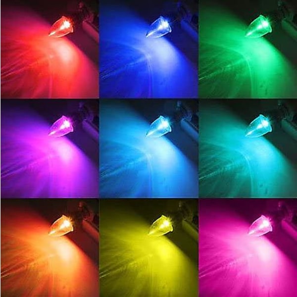Led lyspære, 3w Rgb 16 farger skiftende dagslys Led stearinlys Nattlys lampe (e14)