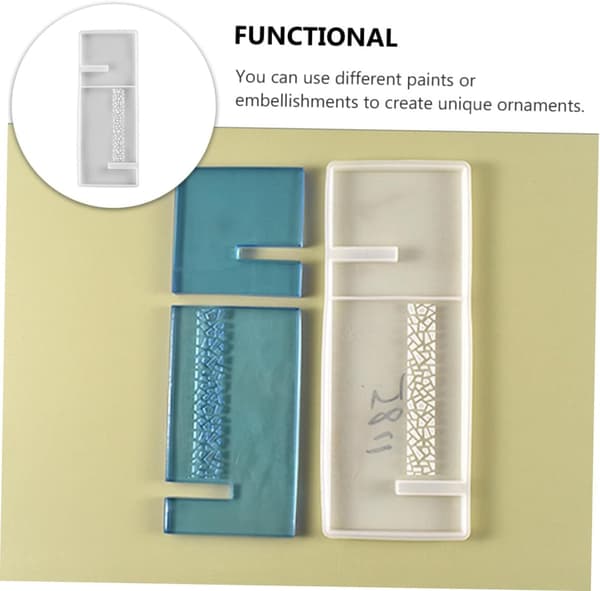 DIY Silikon Mobiltelefonholderform Avtakbar Nettbrettstativform Krystall Epoxy