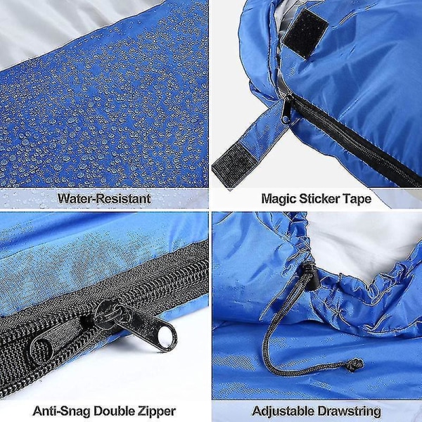 Sleeping Bag Ultralight Camping Waterproof Winter Warm Adult