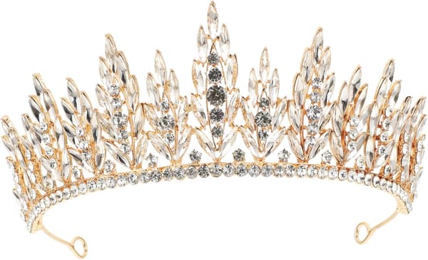 Rhinestone krone brudehodeplagg tiara bryllupskrone brudetiara bryllupsbrud