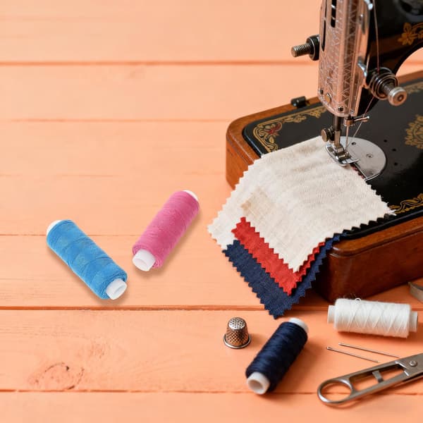 30 stk. polyester symaskintråd med ferdigviklede spoler, 250 yards hver