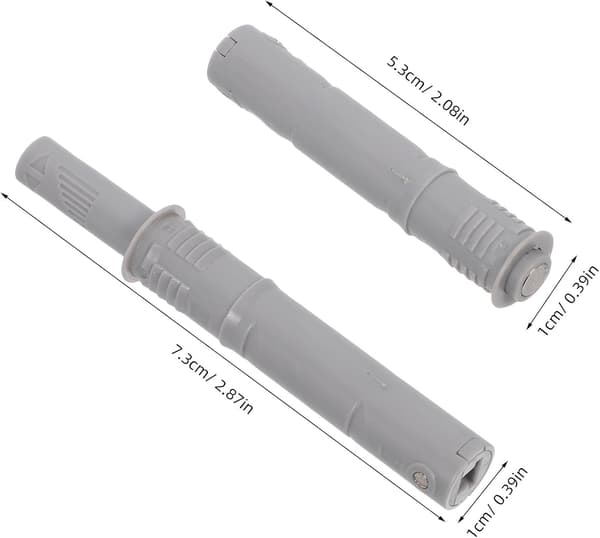 Skåpsdörr Tryck för att öppna-mekanism 10 st Infällda magnetiska lås Utrymmesbesparande design