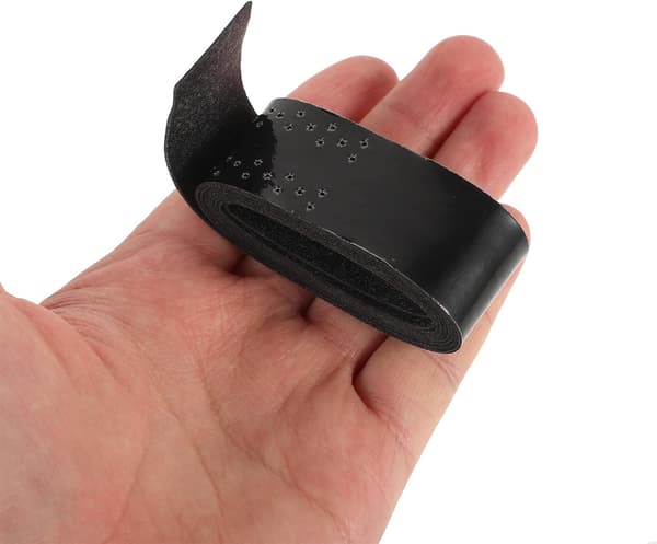 Trommestikk-tape Komfortabelt grep PU-materiale Svart 6 ruller Multifunksjonell bruk