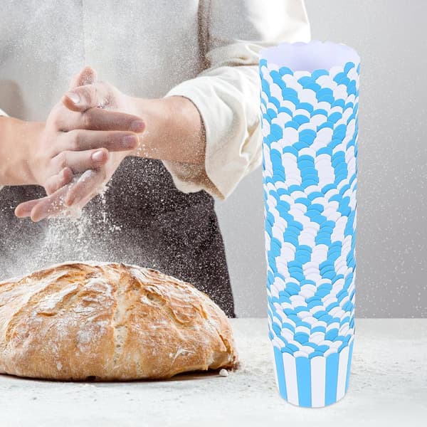 100 stk. store muffinsformer papir bakekopp varmer jevnt, ikke lett å deformere papir bakekopper
