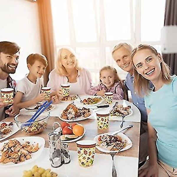 Taksigelses Løn Party Tilbehør 93 stk. Borddækningssæt
