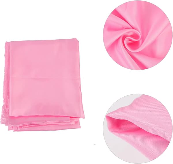 Polyester klänningstyg för DIY-hantverk Rosa 2M Romantisk design Lättviktsmaterial
