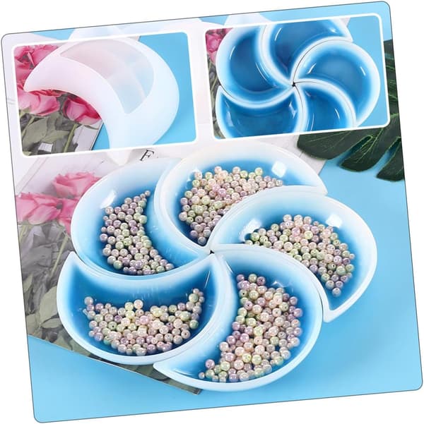 DIY Månefat Silikonform Måneformet Brett Støpeform Matkvalitets Silikon