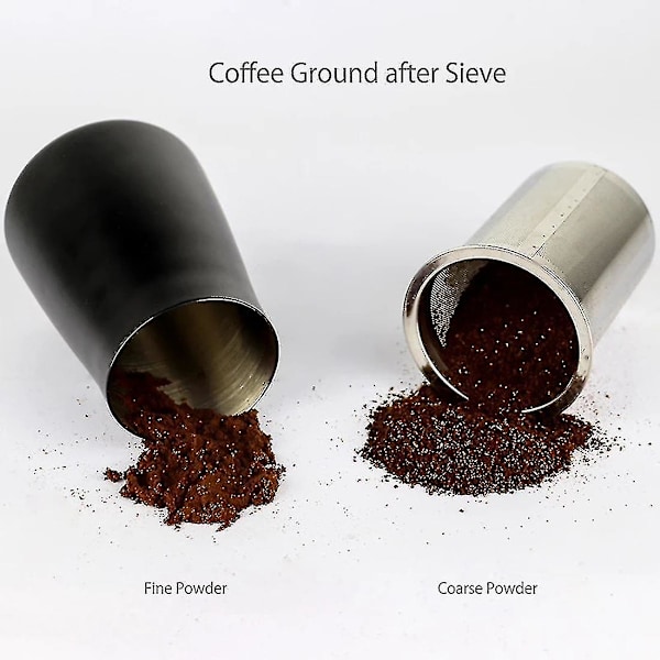 Kaffe Filter 304 Rostfritt Stål Kaffe Sil, Pulverfilterkopp, Plockare, Handkaffe Pulver Sil