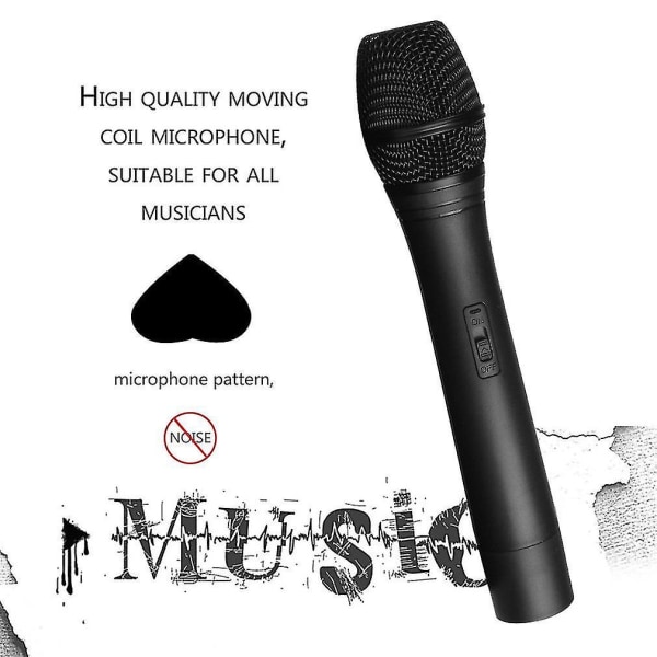 Profesjonell trådløs mikrofon Karaoke-sender