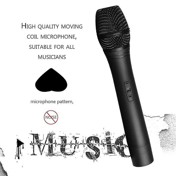 Professionel Trådløs Mikrofon Karaoke Sender