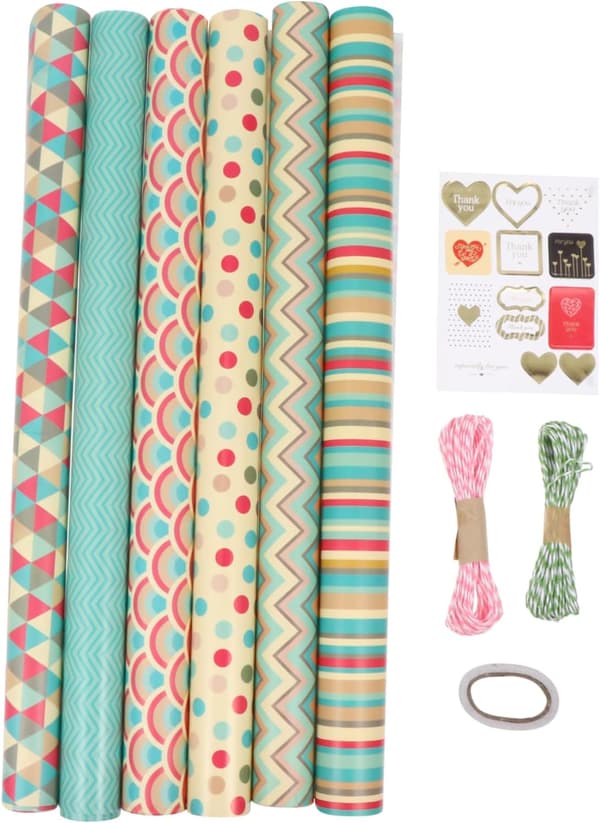 Presentpapper Chic presentpapper för DIY för jul födelsedagsfest