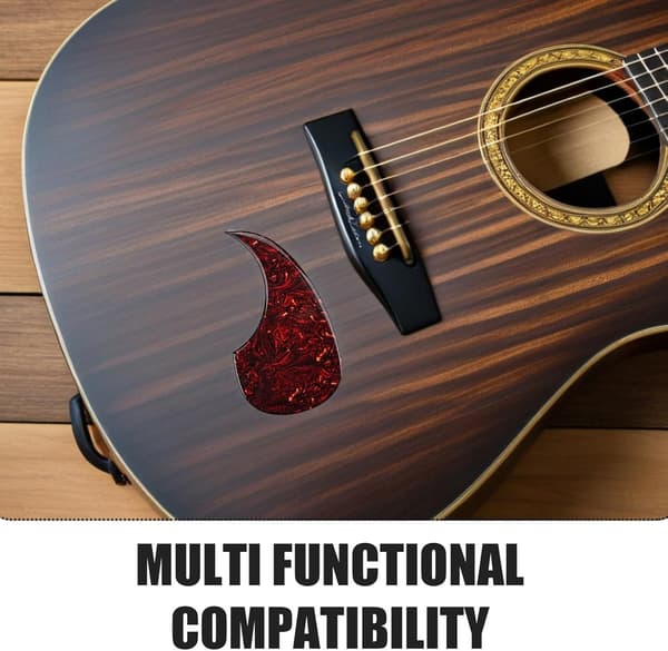 Ersättningsgitarrskydd Gitarrplektrumskydd med unik mönsterdesign PVC-material
