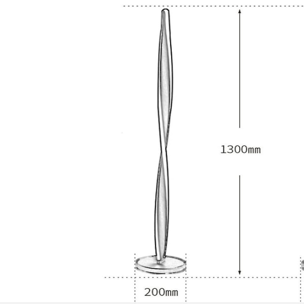 Gulvlampe Hotell Stue Soverom Vertikal Bord Varm