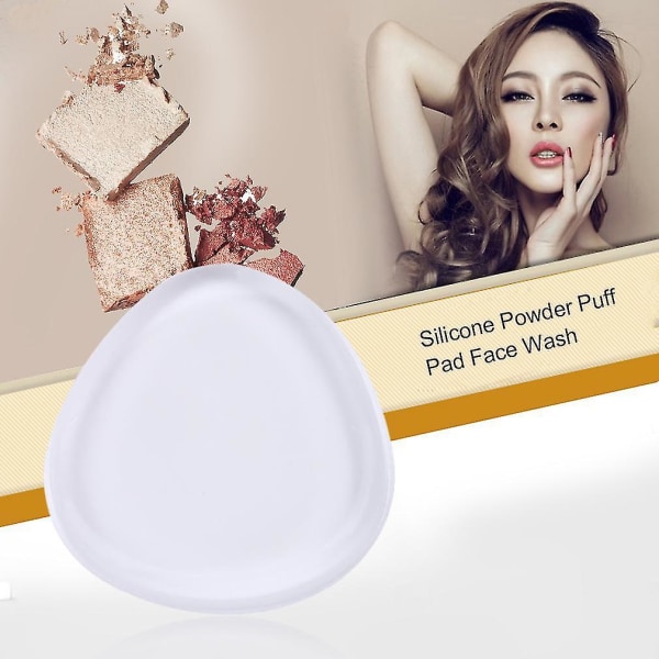 Water Drop Clear Silicone Foundation Powder Puff Makeup Tool