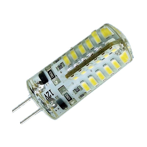 10 stk G4 5W 3014 X 48 LED-lamper Hvit Lys AC12V Ikke-dimbar