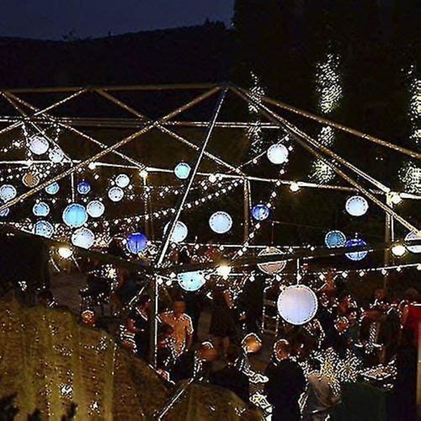 Mini Hängande Lyktor LED Varmvitt för Papperslyktor Ballonger Vattentät Batteridriven