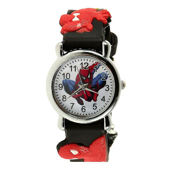 Spider Cartoon Klocka Barn Analog Kvarts Armbandsur Gummi