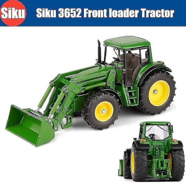 Frontlastare Traktor Siku 3652 Leksaksbil För Barn 1/32 Jordbruksmodell Lastbil Diecast Teknik Miniatyrgåva Pojkar